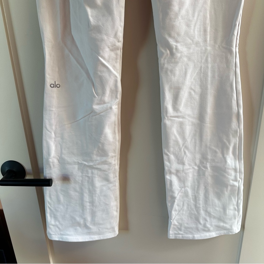 ALO Yoga White Flare Pants - Picture 7 of 8